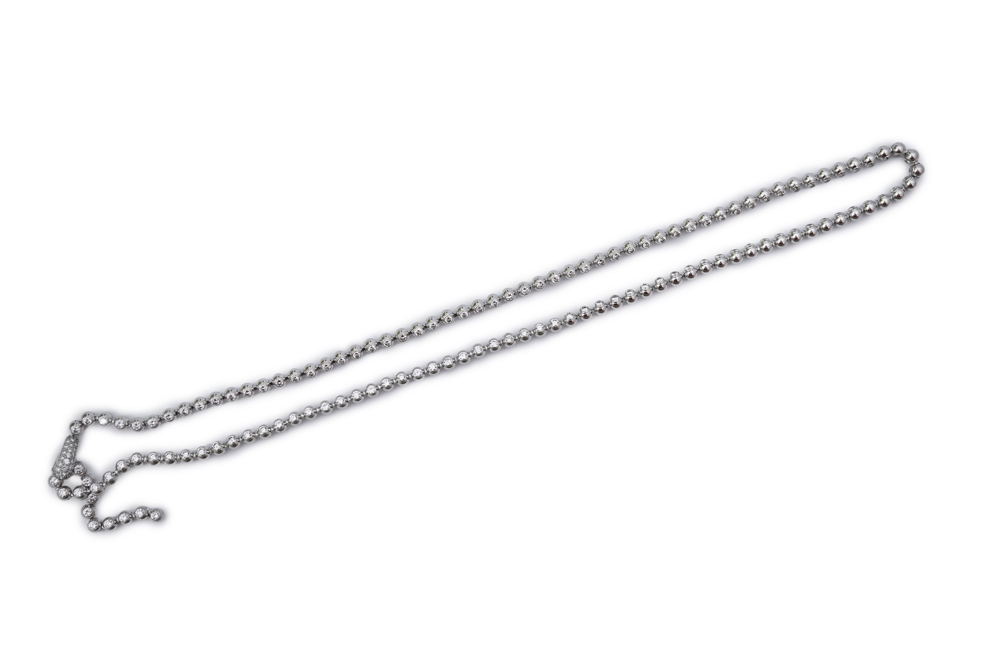 Cartier, a diamond necklace, 'Perles de Diamants', circa 2000